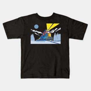 Vintage Train Kids T-Shirt